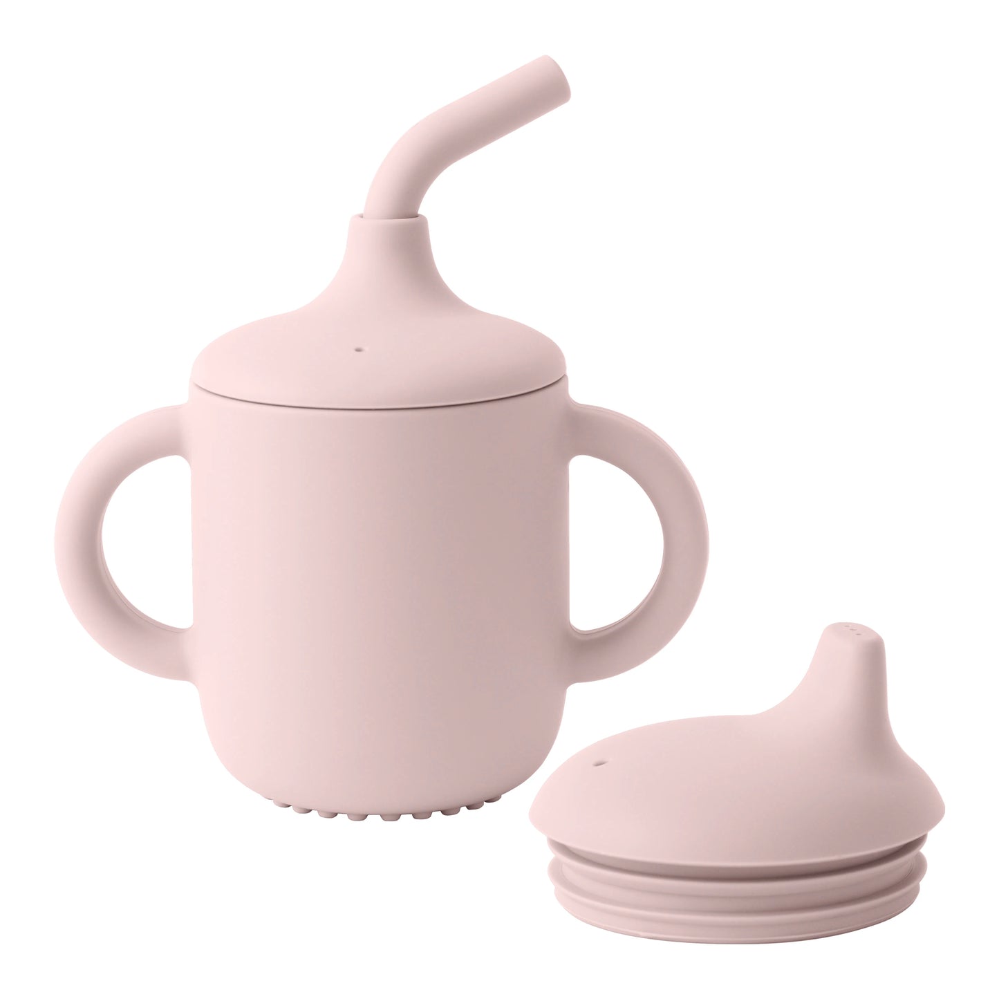 1pcs With Two Lids Baby Silicone Cup